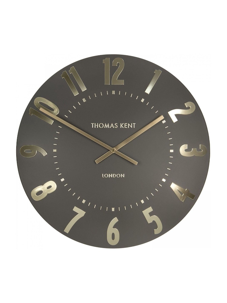 Thomas Kent Clocks Espresso 20'' Cedar Wall Clock - Image 2 of 2