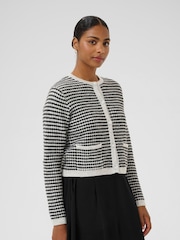 Kaffe Grey KAellery Long Sleeve Knit Cardigan - Image 1 of 6