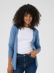 Kaffe Blue Fenia Astrid Long Sleeve Cardigan - Image 1 of 6