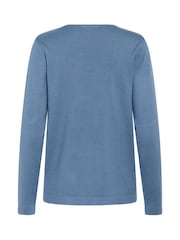 Kaffe Blue Fenia Astrid Long Sleeve Cardigan - Image 6 of 6