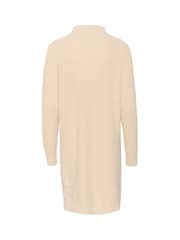 Kaffe Lioa Long Sleeves Zip Knit White Dress - Image 6 of 6