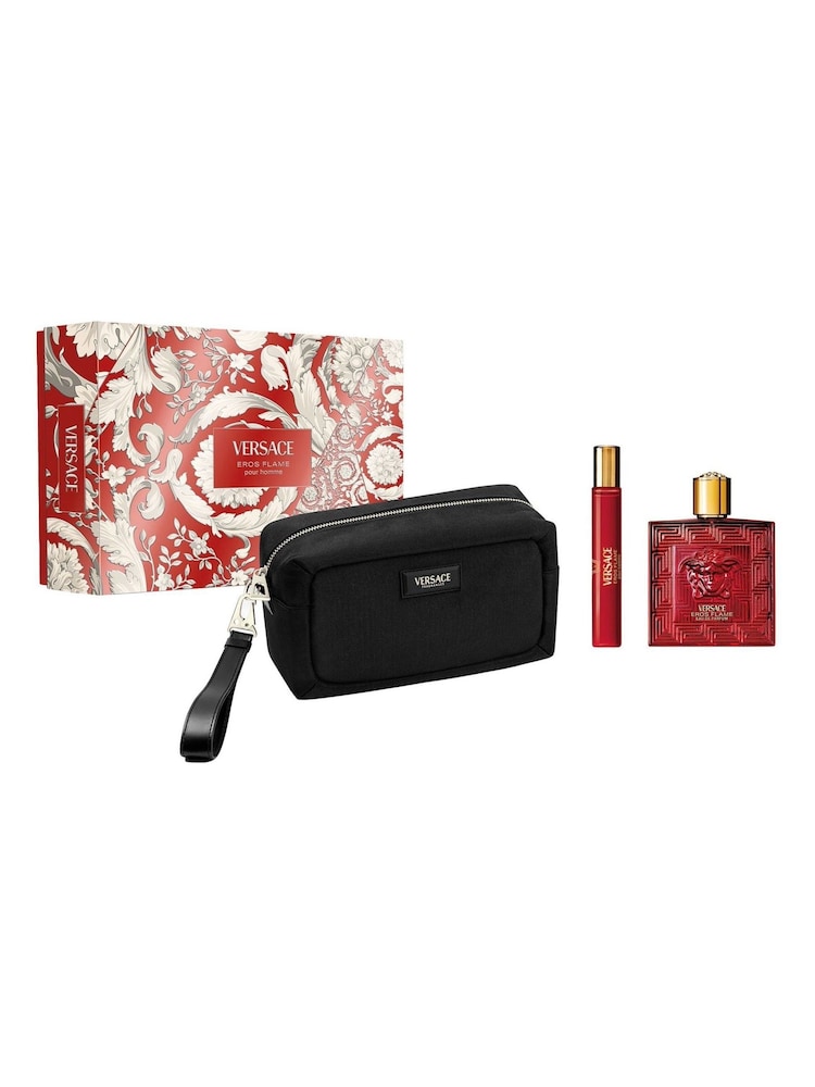 Versace Eros Flame Eau de Parfum 100ml Gift Set - Image 1 of 1 Versace Eros Flame Eau de Parfum 100ml Gift Set - Image 1 of 1