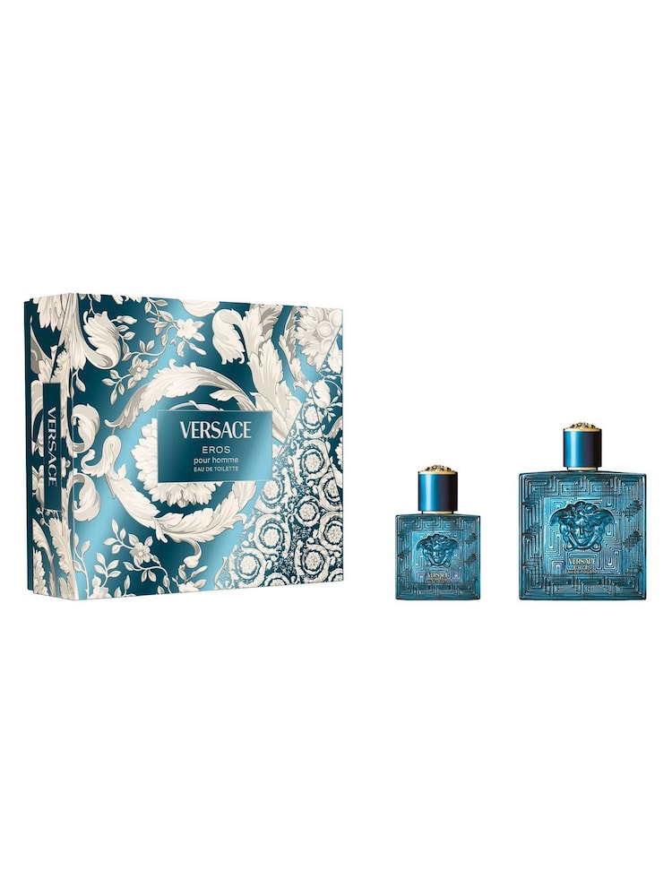 Versace Eros Eau de Toilette 100ml Gift Set - Image 1 of 1 Versace Eros Eau de Toilette 100ml Gift Set - Image 1 of 1