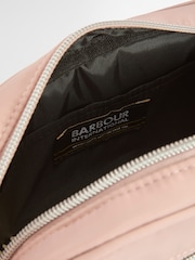 Barbour® International Light Pink Micro Qualify Crossbody Bag - Image 10 of 10