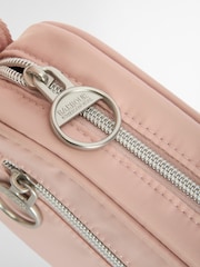 Barbour® International Light Pink Micro Qualify Crossbody Bag - Image 9 of 10