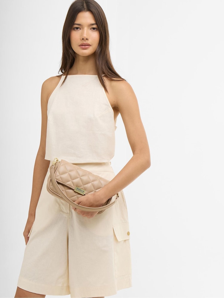 Barbour® International Nude Soft Quilt Mini Soho Cross-Body Bag - Image 15 of 15