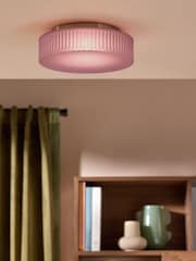 MADE.COM Pink Alma Flush Light - Image 1 of 5
