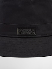 Barbour® International Black Norton Drill Bucket Hat - Image 3 of 4