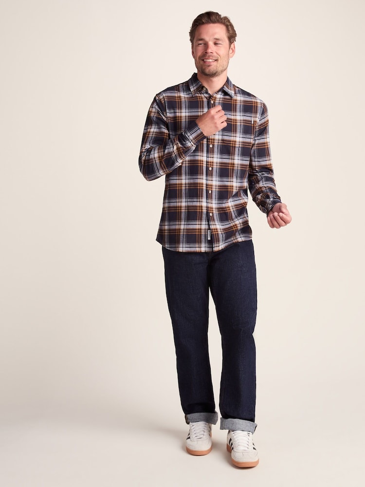 Tog 24 Blue Mens Whitman Shirt Long Sleeve Shirt - Image 1 of 7 Tog 24 Blue Mens Whitman Shirt Long Sleeve Shirt - Image 1 of 7
