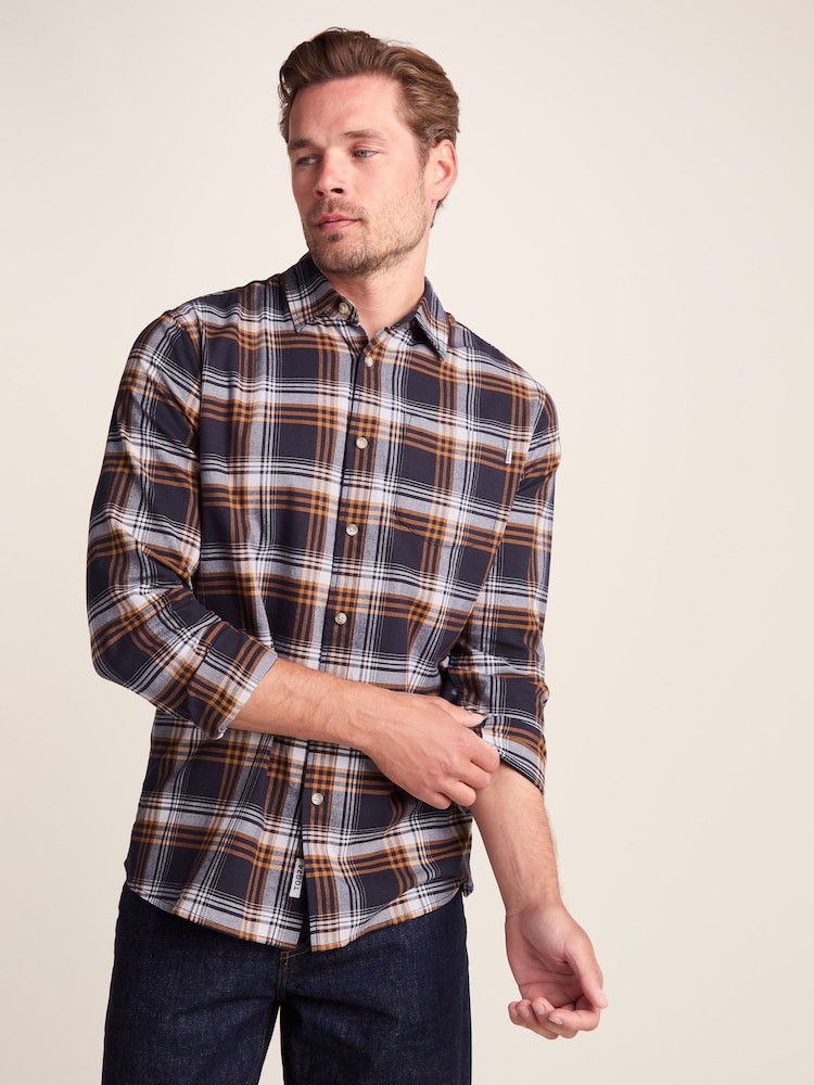 Tog 24 Blue Mens Whitman Shirt Long Sleeve Shirt - Image 2 of 7 Tog 24 Blue Mens Whitman Shirt Long Sleeve Shirt - Image 2 of 7