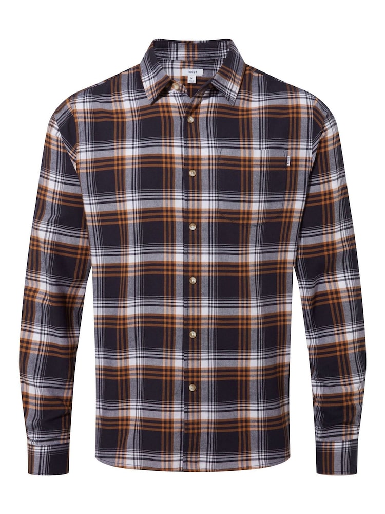 Tog 24 Blue Mens Whitman Shirt Long Sleeve Shirt - Image 7 of 7 Tog 24 Blue Mens Whitman Shirt Long Sleeve Shirt - Image 7 of 7