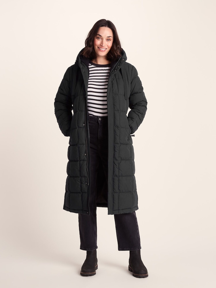 Tog 24 Black Womens Saga Heavy Padded Long Jacket - Image 1 of 8