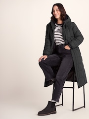 Tog 24 Black Womens Saga Heavy Padded Long Jacket - Image 4 of 8