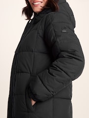 Tog 24 Black Womens Saga Heavy Padded Long Jacket - Image 5 of 8