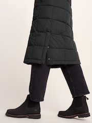 Tog 24 Black Womens Saga Heavy Padded Long Jacket - Image 6 of 8