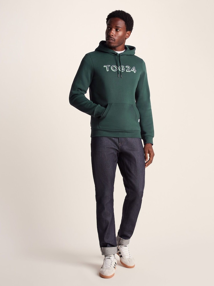 Tog 24 Green Mens Rinson Hoodie - Image 1 of 7 Tog 24 Green Mens Rinson Hoodie - Image 1 of 7