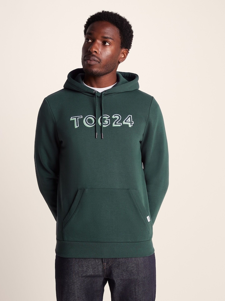 Tog 24 Green Mens Rinson Hoodie - Image 2 of 7 Tog 24 Green Mens Rinson Hoodie - Image 2 of 7