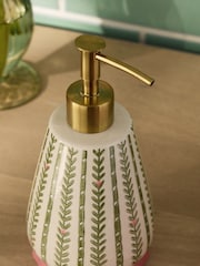Green Pattern Frill Soap Dispenser - Image 2 of 3