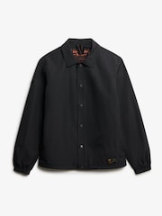 Superdry Black Oversized Surplus Otto Coach Jacket - Image 3 of 3