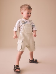 Stone Dungarees (3mths-7yrs) - Image 1 of 8