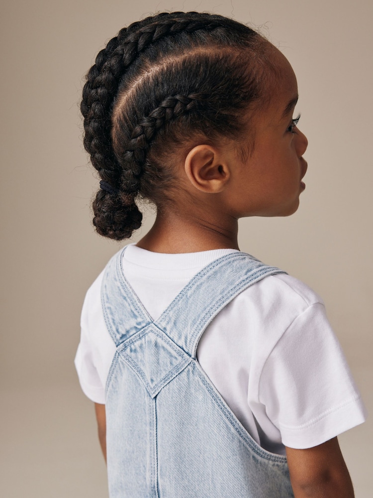 Light Blue Denim Dungarees (3mths-7yrs) - Image 2 of 2