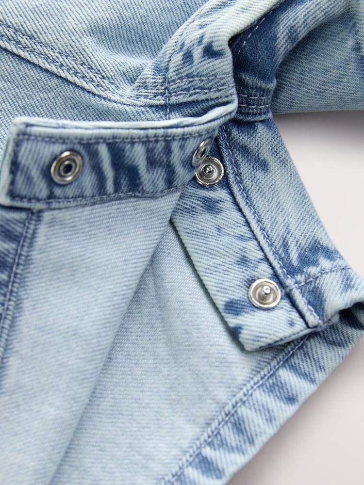Light Blue Denim Dungarees (3mths-7yrs) - Image 6 of 6