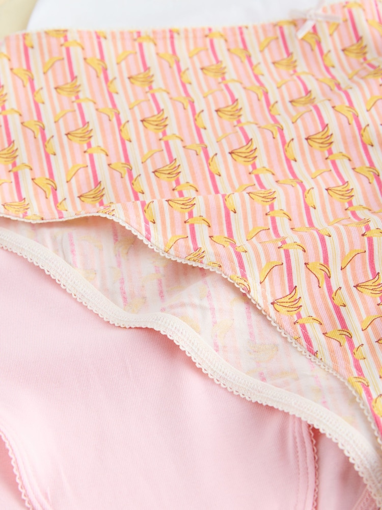 Bananas G-String Cotton Rich Knickers 7 Pack - Image 14 of 14