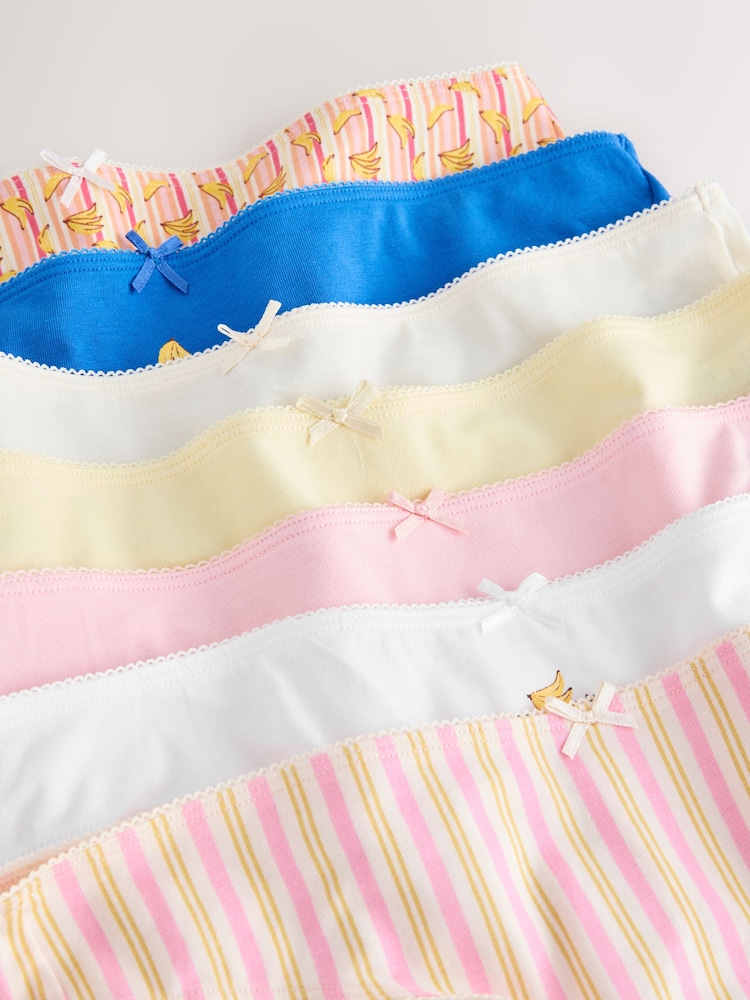 Bananas Bikini Cotton Rich Knickers 7 Pack - Image 13 of 13