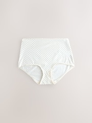 Yellow/White Full Brief Full Briefs Cotton Knickers 10 Pack - Image 14 of 17