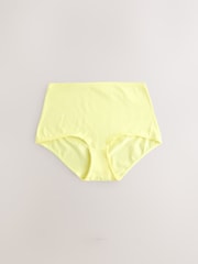 Amarelo/Branco - Pacote de calcinhas de algodão com calcinhas completas 10 - Imagem 7 de 13