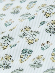 Yellow/White High Leg Full Briefs Cotton Knickers 10 Pack - Image 16 of 16