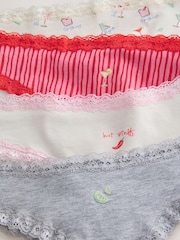 Margarita - 棉质蕾丝短裤 4 包 - 11的图像11｝