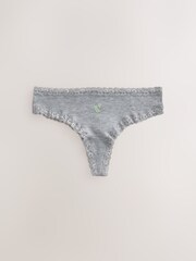 Margarita - 棉质蕾丝短裤 4 包 - 11的图像8｝