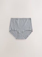 Margarita Full Brief Cotton and Lace Knickers 4 Pack - Image 4 of 7