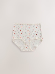 Margarita Full Brief Cotton and Lace Knickers 4 Pack - Image 5 of 7