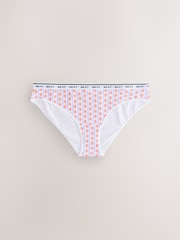 Orange/Weiß - Baumwollslips mit Logo, 10 er-Pack - Bild 2 von 13