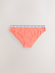 Orange/Weiß - Baumwollslips mit Logo, 10 er-Pack - Bild 4 von 13