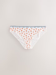 Orange/Weiß - Baumwollslips mit Logo, 10 er-Pack - Bild 5 von 13