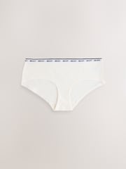 橙色/白色 - 棉质徽标内裤10条装 - 13的图像2｝