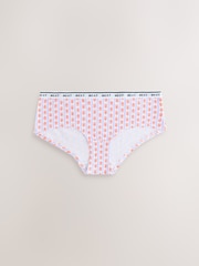 橙色/白色 - 棉质徽标内裤10条装 - 13的图像3｝