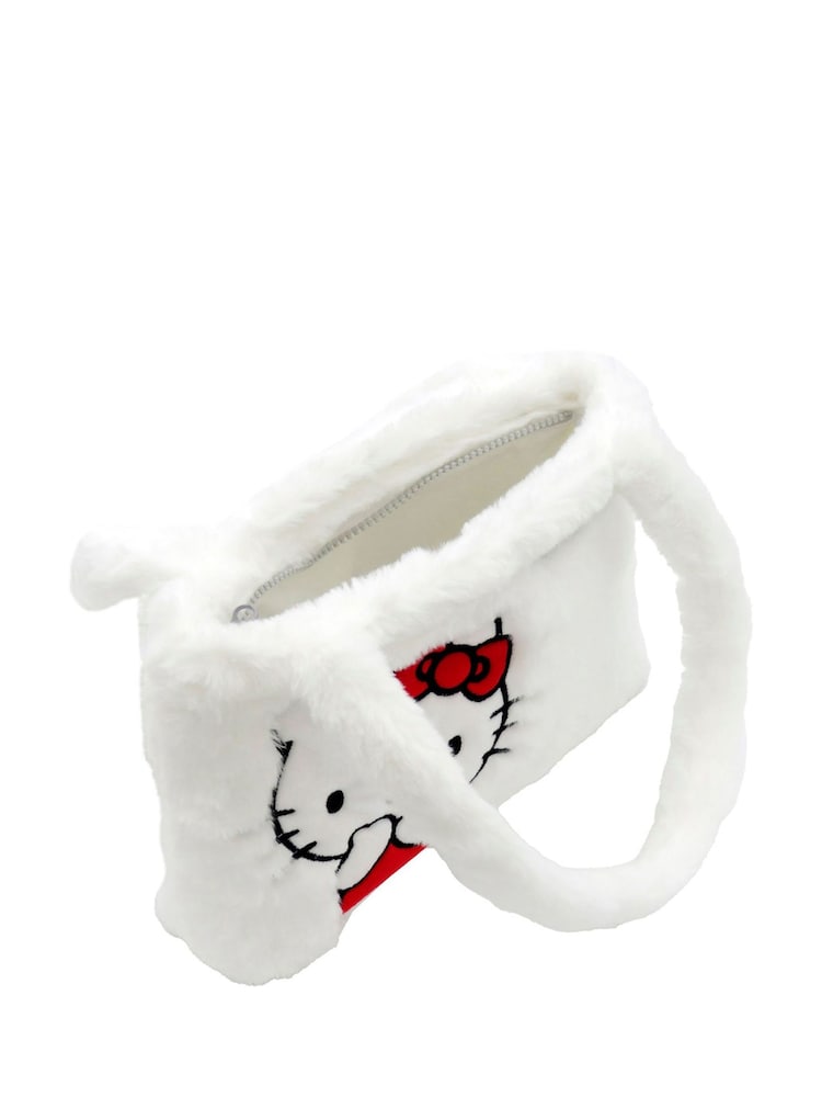 Peers Hardy Small Sanrio Hello Kitty Plush White Bag - Image 2 of 2 Peers Hardy Small Sanrio Hello Kitty Plush White Bag - Image 2 of 2