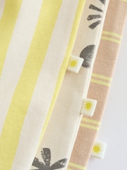 Multi Palm Two Way Zip Baby Sleepsuits 3 Pack (0mths-3yrs) - Image 11 of 12