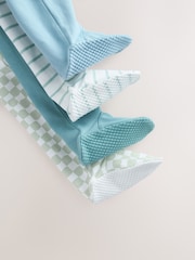 Зелений - Two Way Zip немовля Sleepsuits 4 Pack (0міс.-2р.) - Image 15 of 15