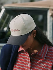 self. Cream Slogan Cap - Image 1 of 3