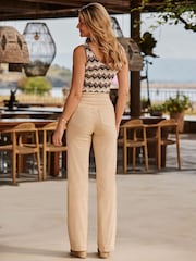 Sosandar Natural Contour Waist Wide Leg Jeans - Image 2 of 2