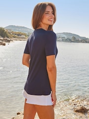 Camiseta com detalhe de zíper Sosandar - Imagem 4 de 4