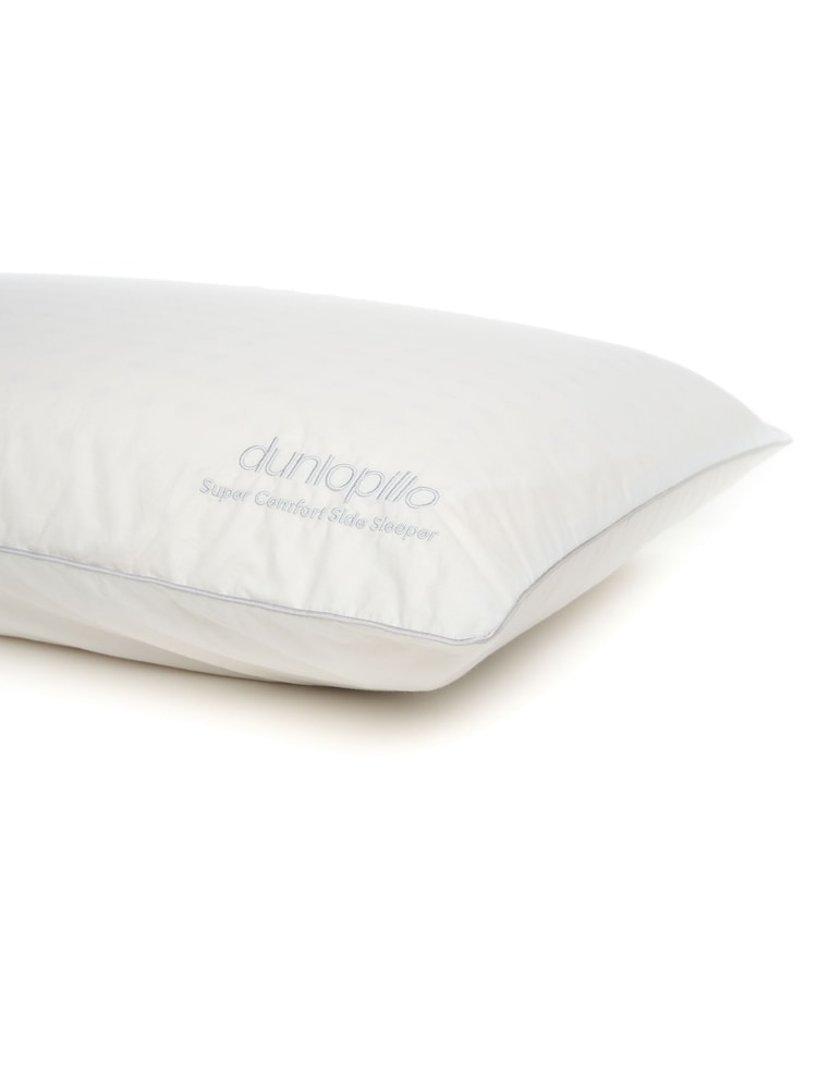 Dunlopillo Side Sleeper Latex Pillow with Cotton Cover - Image 3 of 3 Dunlopillo Side Sleeper Latex Pillow with Cotton Cover - Image 3 of 3