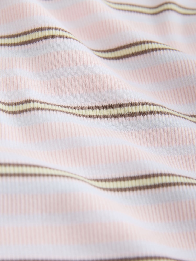 Rosa gestreift - TENCEL™ Lyocell-Top mit tailliertem Schnitt und geripptem Kragen - Bild 8 von 8 Rosa gestreift - TENCEL™ Lyocell-Top mit tailliertem Schnitt und geripptem Kragen - Bild 8 von 8