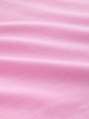 Bright Pink/Yellow/Orange - Elbow Length Crew Neck Cotton T-Shirts 3 Pack - រូបភាព 6 នៃ 12