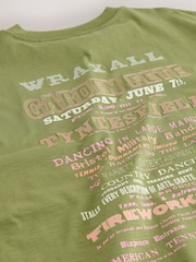 Green National Trust Licence Graphic Crew Neck T-Shirt - Image 8 of 9